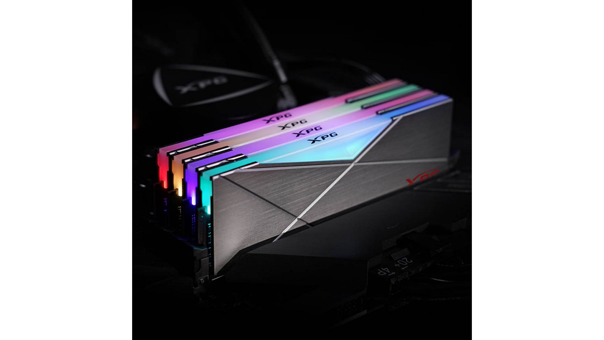 RAM Desktop Adata XPG Spectrix D50 RGB 8GB (1x8GB) DDR4 3200MHz (Gray)