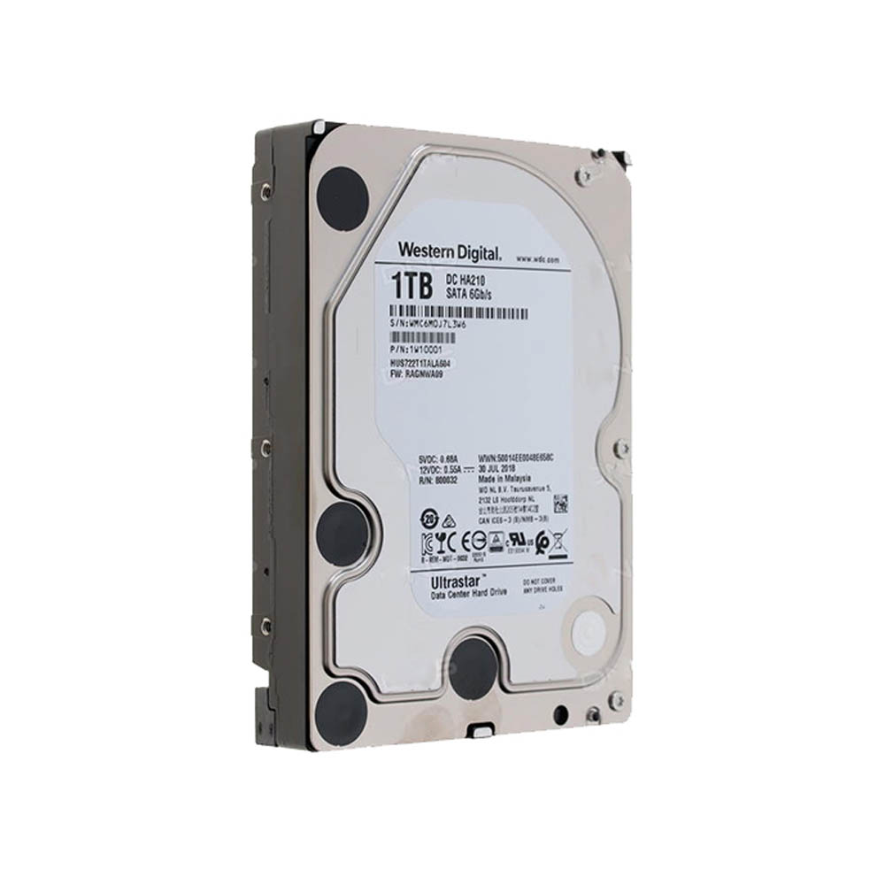 Ổ Cứng HDD Western Enterprise Ultrastar DC HA210 1TB (3.5″ / 7200RPM / 128MB)