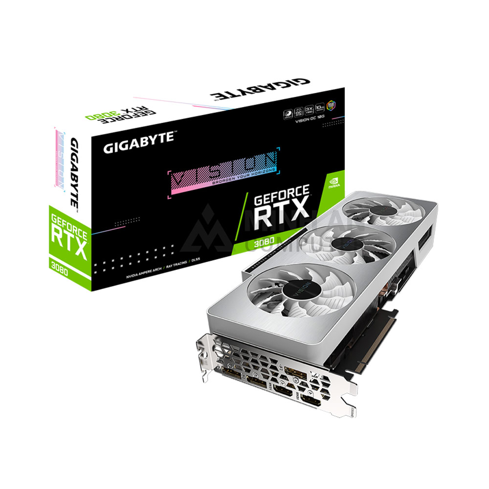 Card màn hình Gigabyte GeForce RTX 3080 VISION OC (GV-N3080VISION OC-10GD)