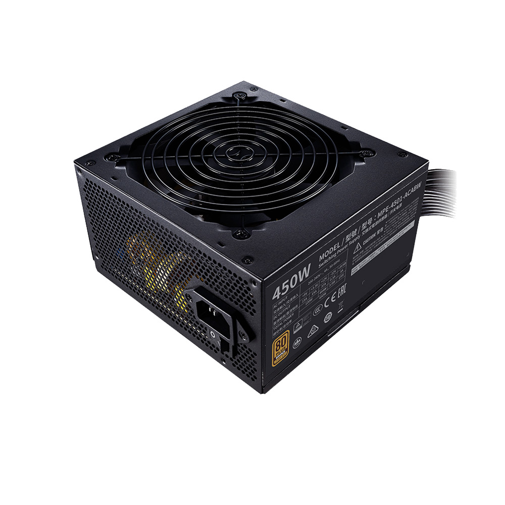 Nguồn máy tính Cooler Master MWE 450 BRONZE – V2 230V 80 Plus Bronze