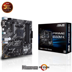 Mainboard ASUS PRIME B550M-K (Socket AM4 | m- ATX | 4 khe RAM DRR4)