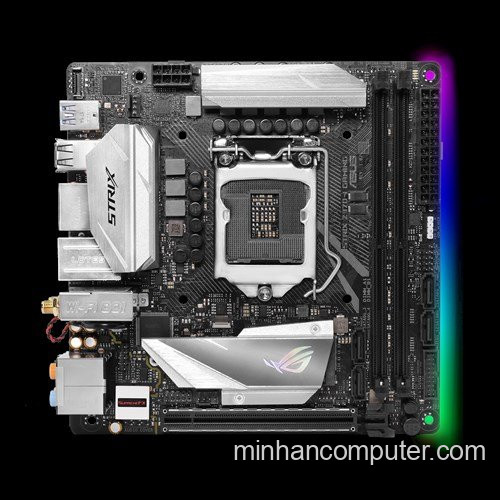 Mainboard Asus ROG STRIX Z370-I GAMING (Intel Z370, LGA 1151-v2, Mini ITX, 2 khe RAM DDR4)