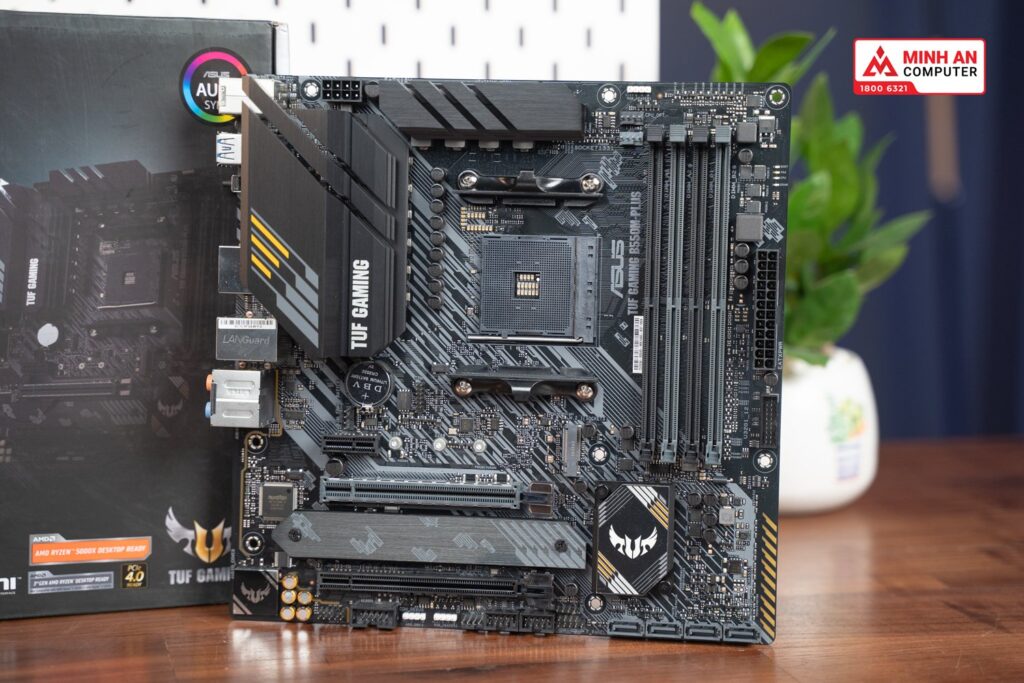Mainboard ASUS TUF GAMING B550M-PLUS (Socket AM4 | m-ATX | 4 khe RAM DRR4) 20 Mainboard ASUS TUF GAMING B550M-PLUS (Socket AM4 | m-ATX | 4 khe RAM DRR4)