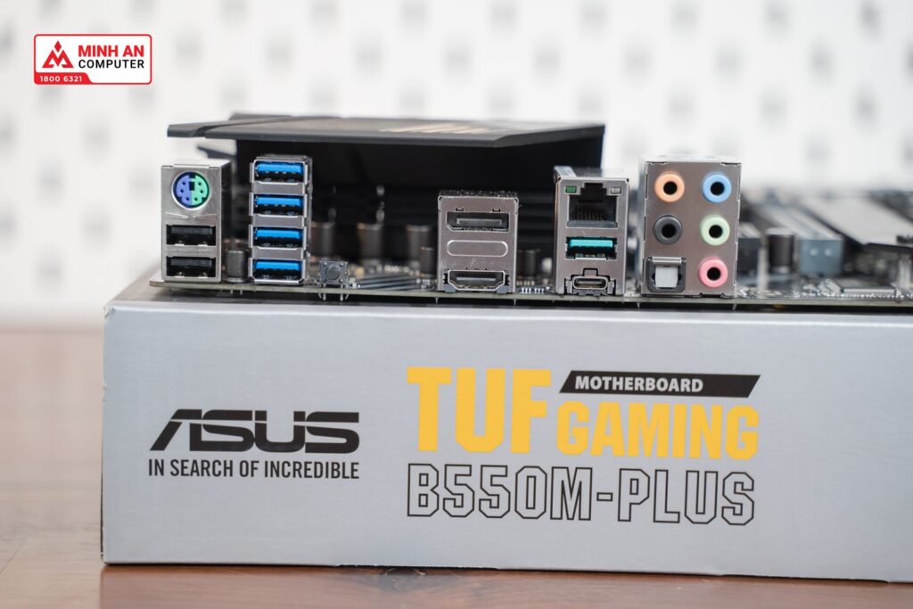 Mainboard ASUS TUF GAMING B550M-PLUS (Socket AM4 | m-ATX | 4 khe RAM DRR4) 15 Mainboard ASUS TUF GAMING B550M-PLUS (Socket AM4 | m-ATX | 4 khe RAM DRR4)