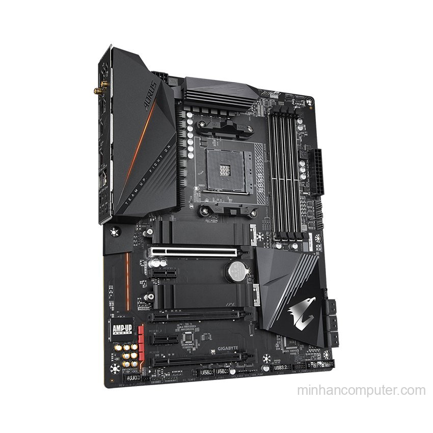 Mainboard Gigabyte B550 AORUS PRO AC (Socket AM4, ATX, 4 khe RAM DDR4)