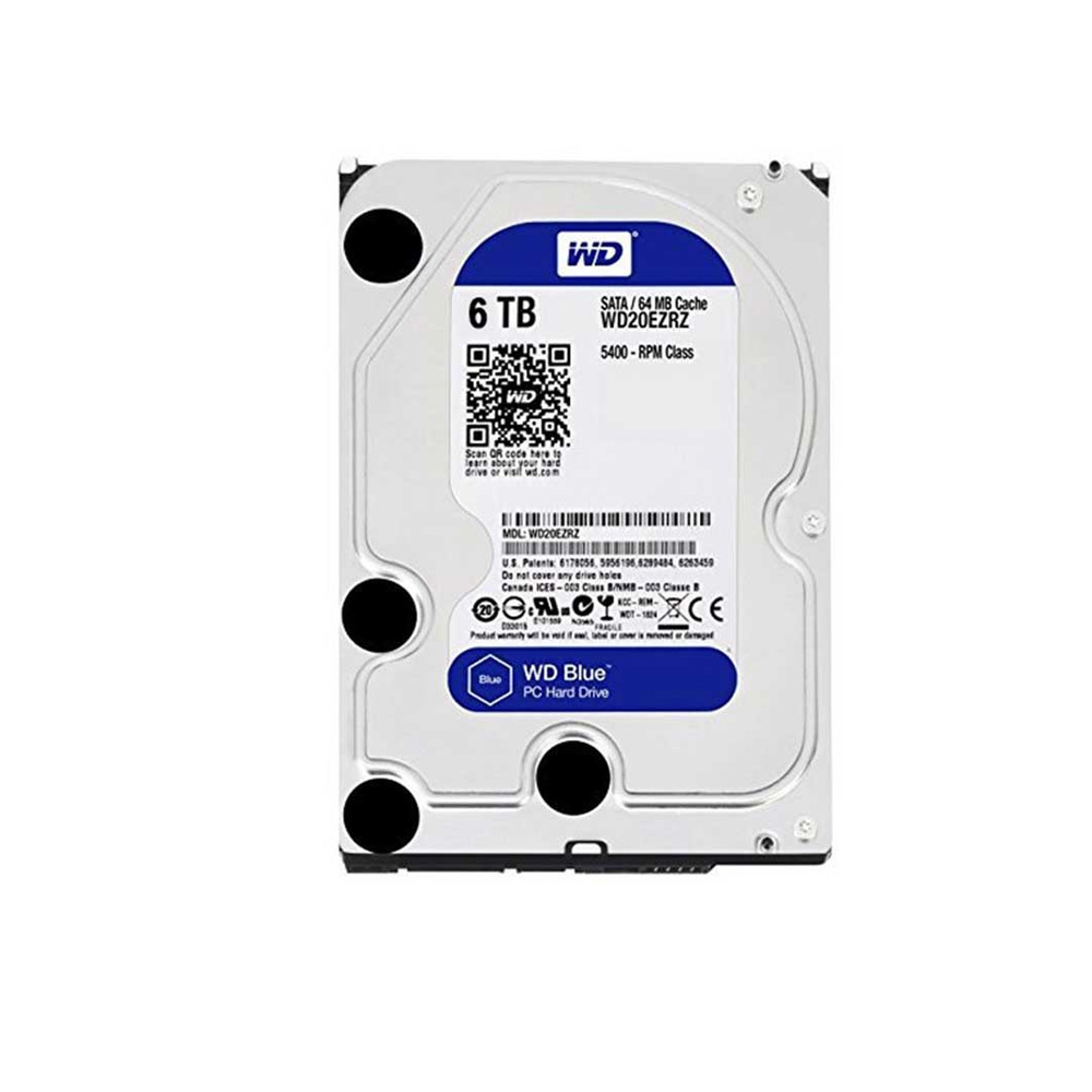 Ổ cứng HDD Western Blue 6TB 3.5″ 5400RPM 256MB