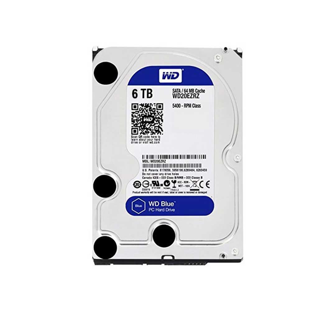 Ổ cứng HDD Western Blue 6TB 3.5″ 5400RPM 256MB
