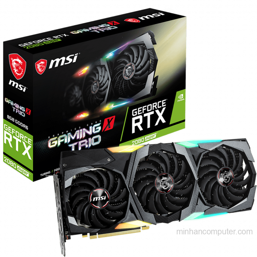Card màn hình MSI GeForce RTX 2080 Super Gaming X TRIO