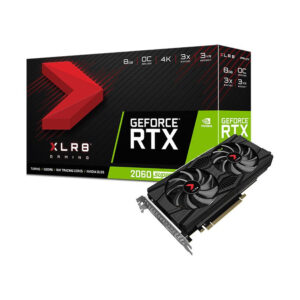 Card màn hình PNY GeForce RTX 2060 Super 8GB XLR8 Gaming OC Dual Fan (VCG20608SDFPPB-O)