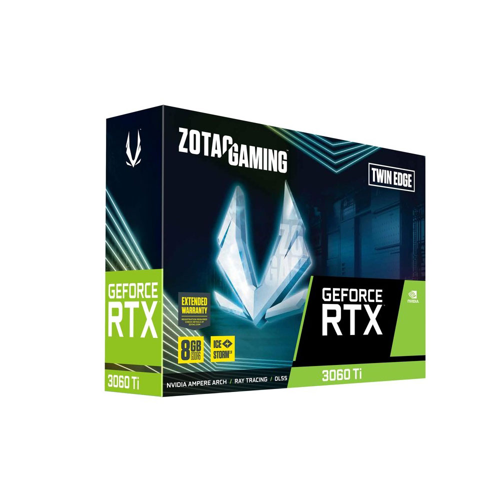 Card màn hình Zotac Gaming GeForce RTX 3060 Ti Twin Edge (ZT-A30610E-10M)