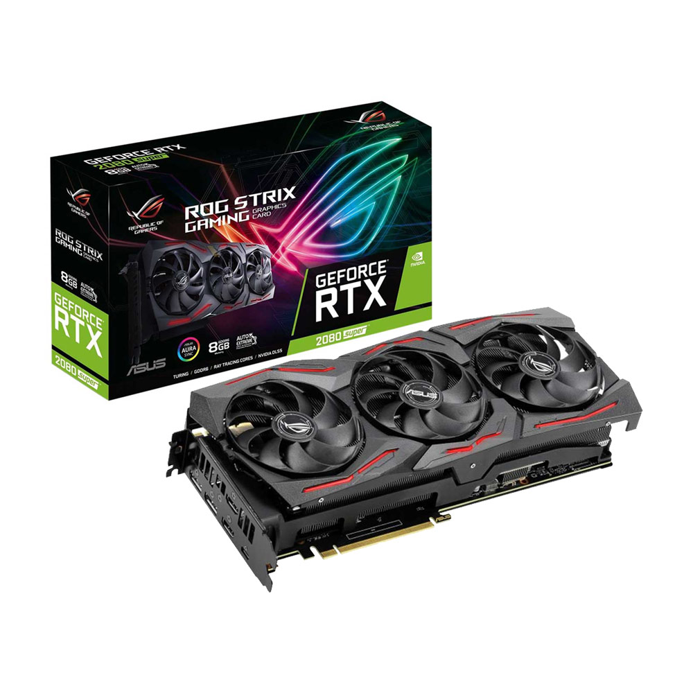 Card màn hình Asus ROG Strix GeForce RTX 2080 Super (ROG-STRIX-RTX2080S-8G-GAMING)