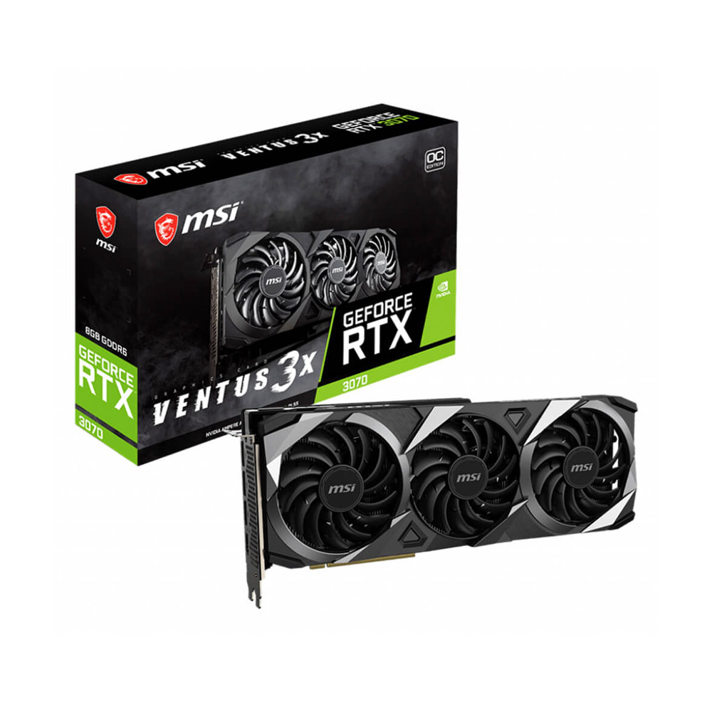 Card màn hình MSI GeForce RTX 3070 Ventus 3X OC