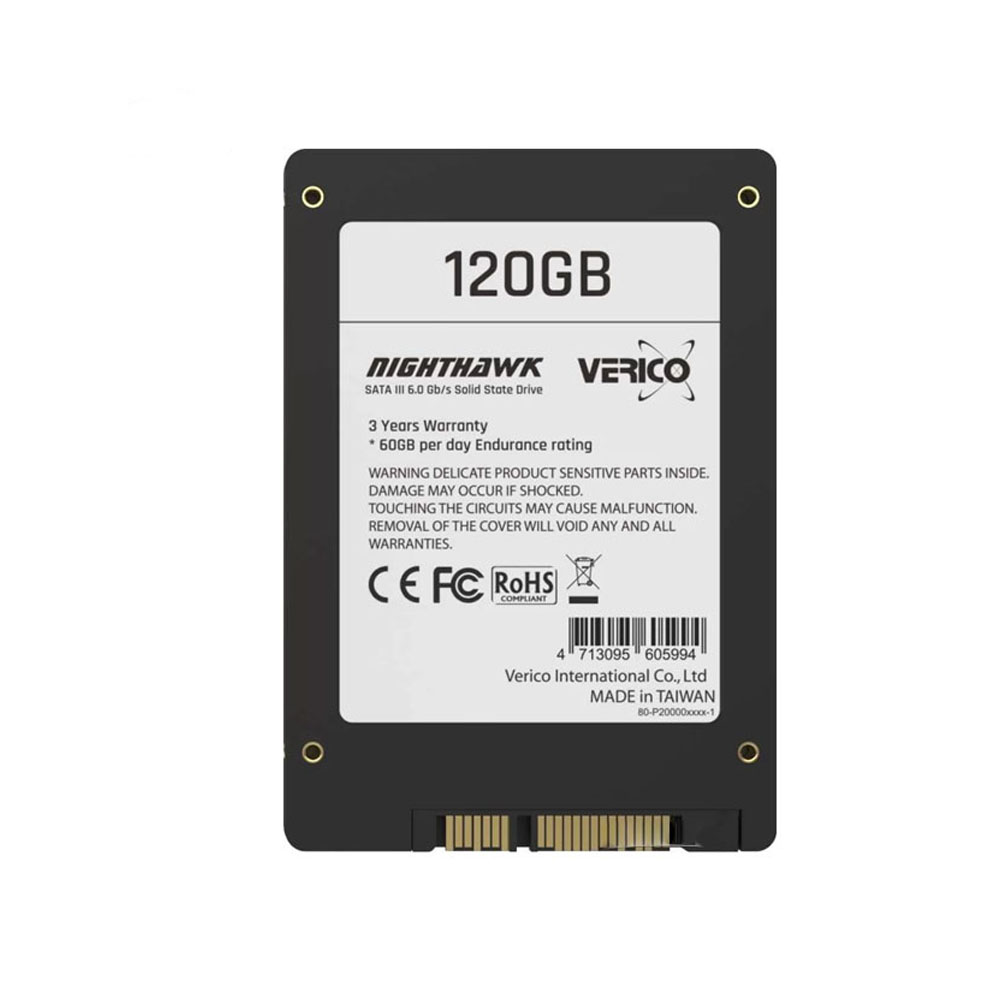 Ổ cứng SSD Verico Nighthawk 3D NAND SLC 2.5″ 120GB
