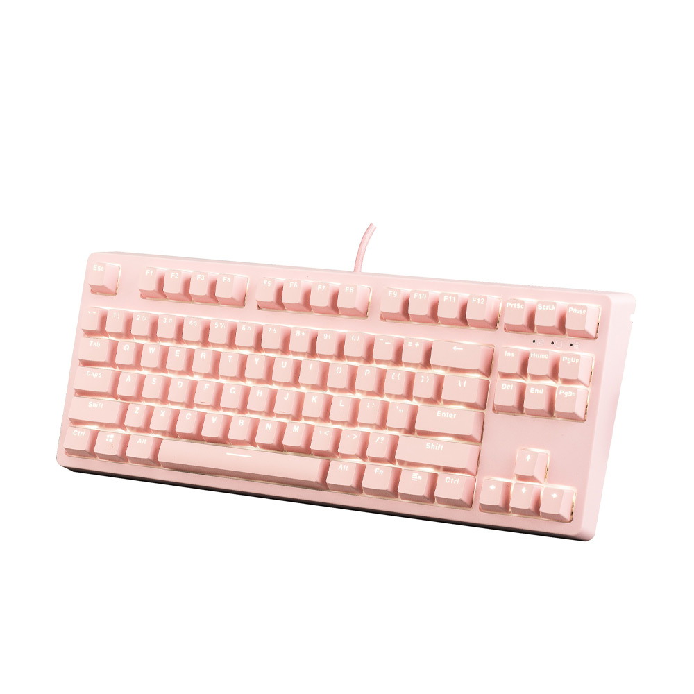 Bàn phím cơ E-Dra EK387 Dream Pink TKL Huano Blue Switch