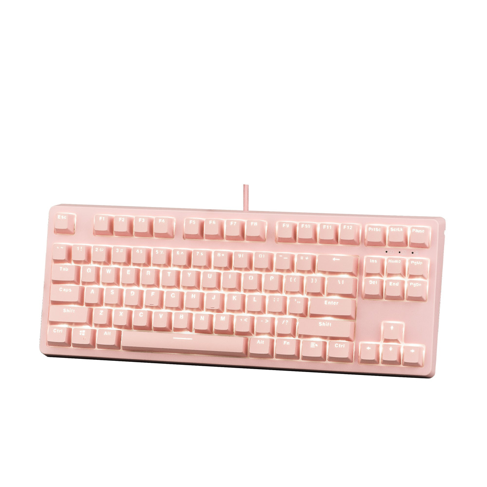 Bàn phím cơ E-Dra EK387 Dream Pink TKL Huano Blue Switch
