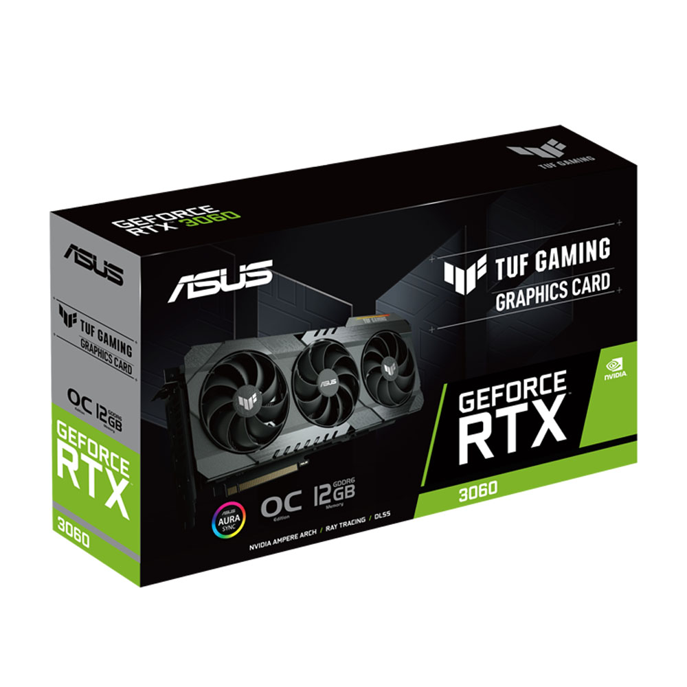 Card màn hình Asus TUF GeForce RTX 3060 OC Gaming (TUF-RTX3060-O12G-GAMING)