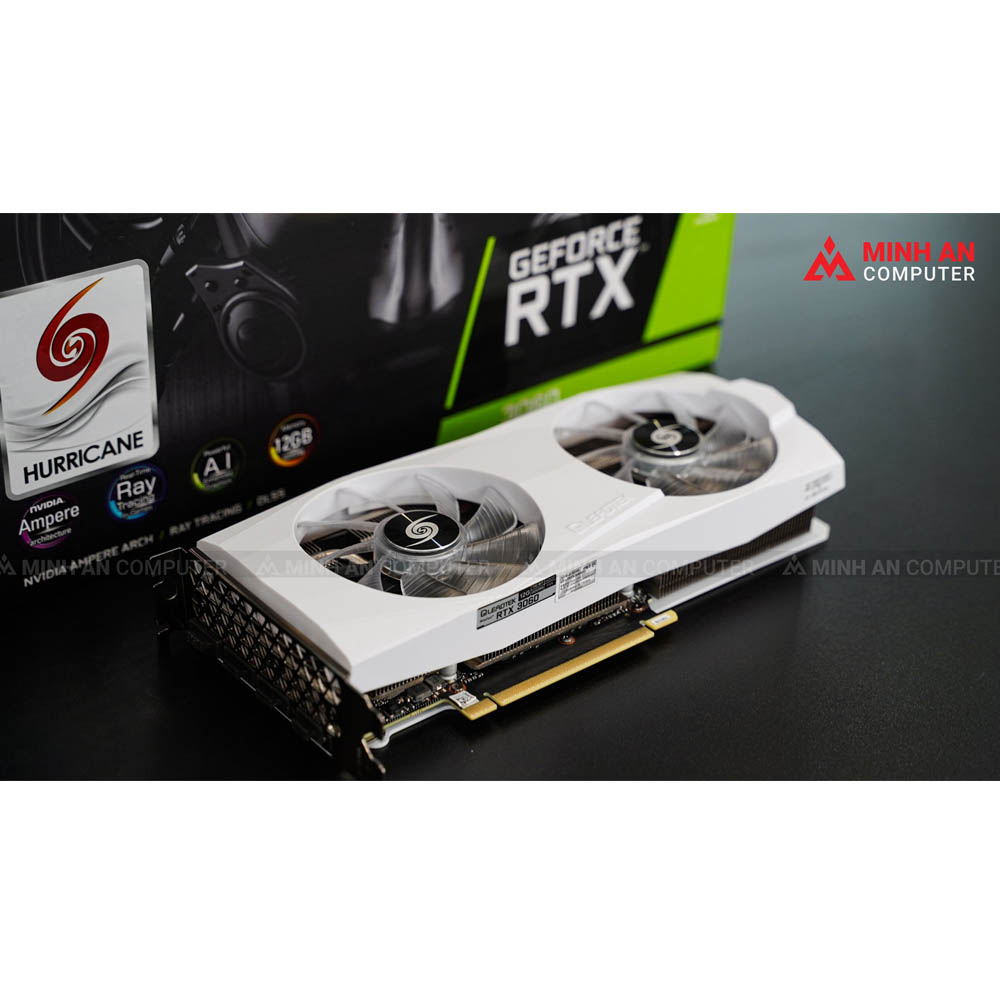 Card màn hình Leadtek WinFast RTX 3060 Hurricane White Edition