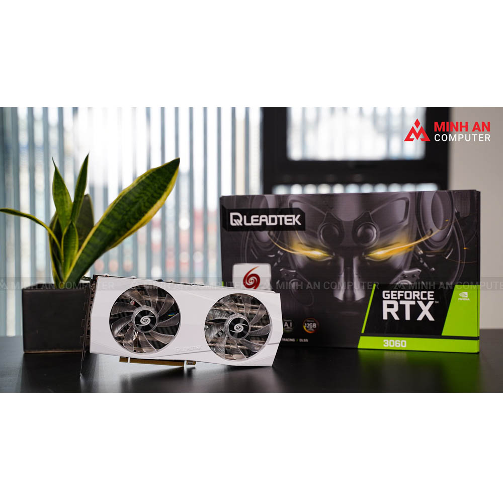 Card màn hình Leadtek WinFast RTX 3060 Hurricane White Edition