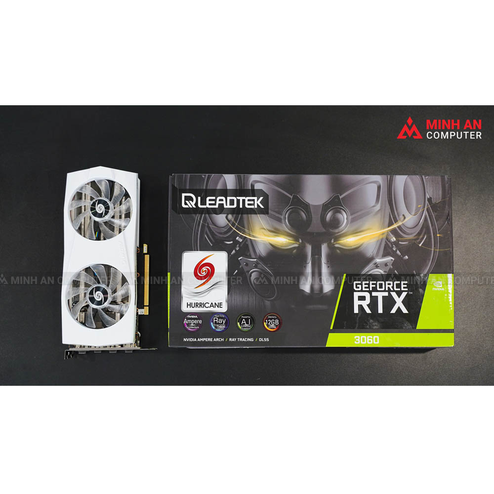 Card màn hình Leadtek WinFast RTX 3060 Hurricane White Edition