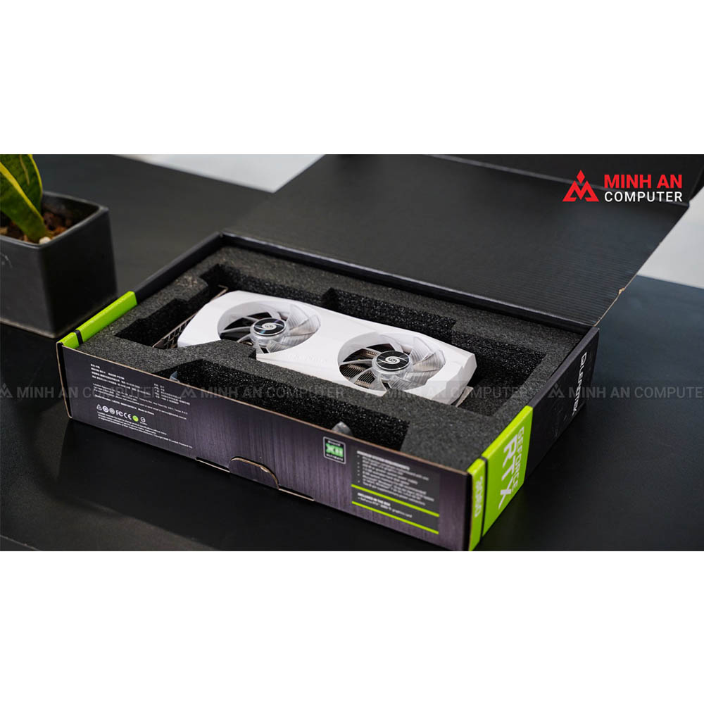 Card màn hình Leadtek WinFast RTX 3060 Hurricane White Edition