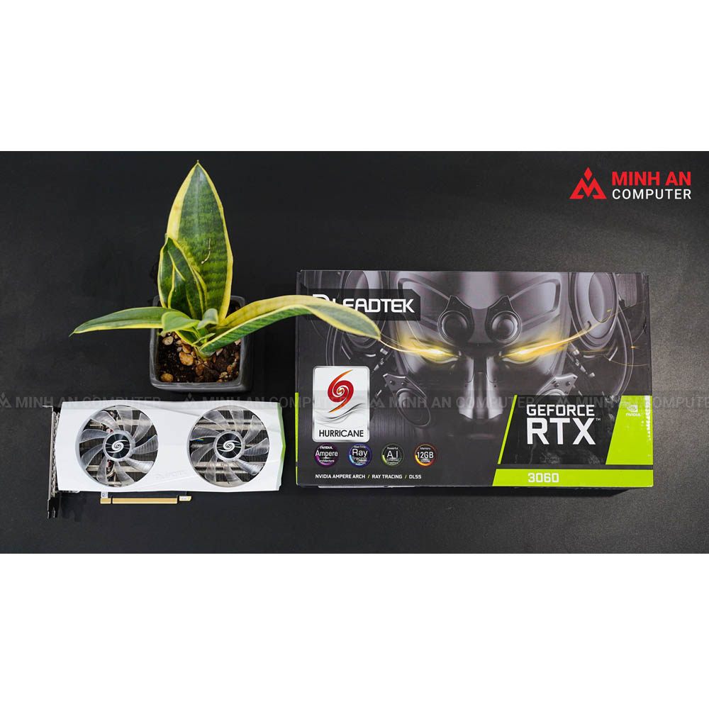 Card màn hình Leadtek WinFast RTX 3060 Hurricane White Edition