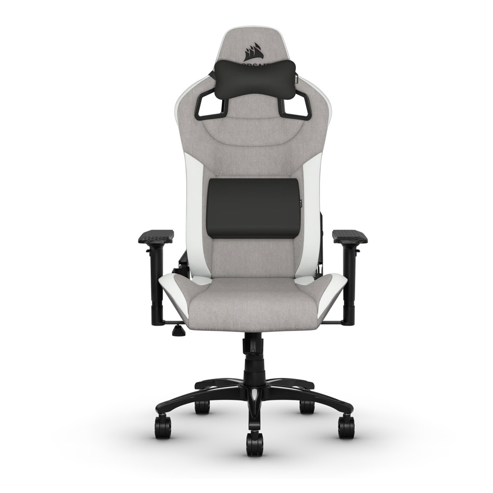 Ghế chơi game Corsair T3 RUSH Gaming Chair – Gray/White