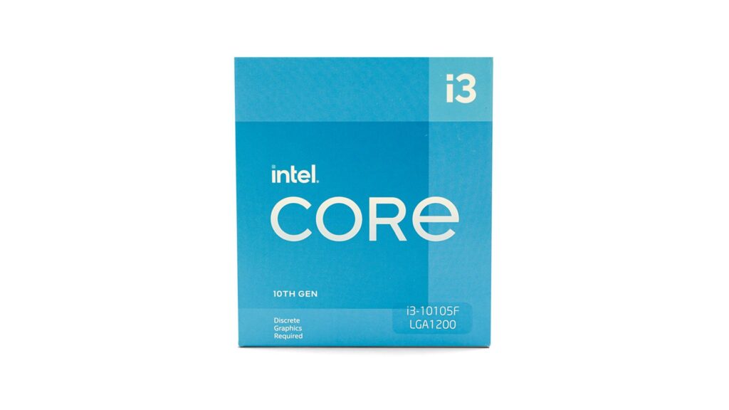 CPU Intel Core i3-10105F (3.7GHz up to 4.4Ghz, 4 nhân 8 luồng, 6MB Cache, 65W) – Socket LGA 1200