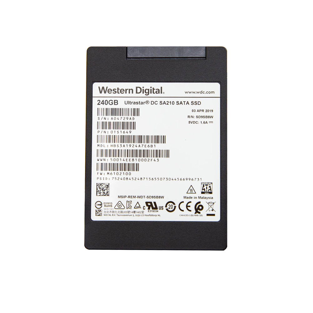 Ổ cứng SSD Western Ultrastar DC SA210 2.5″ 240GB 0TS1649