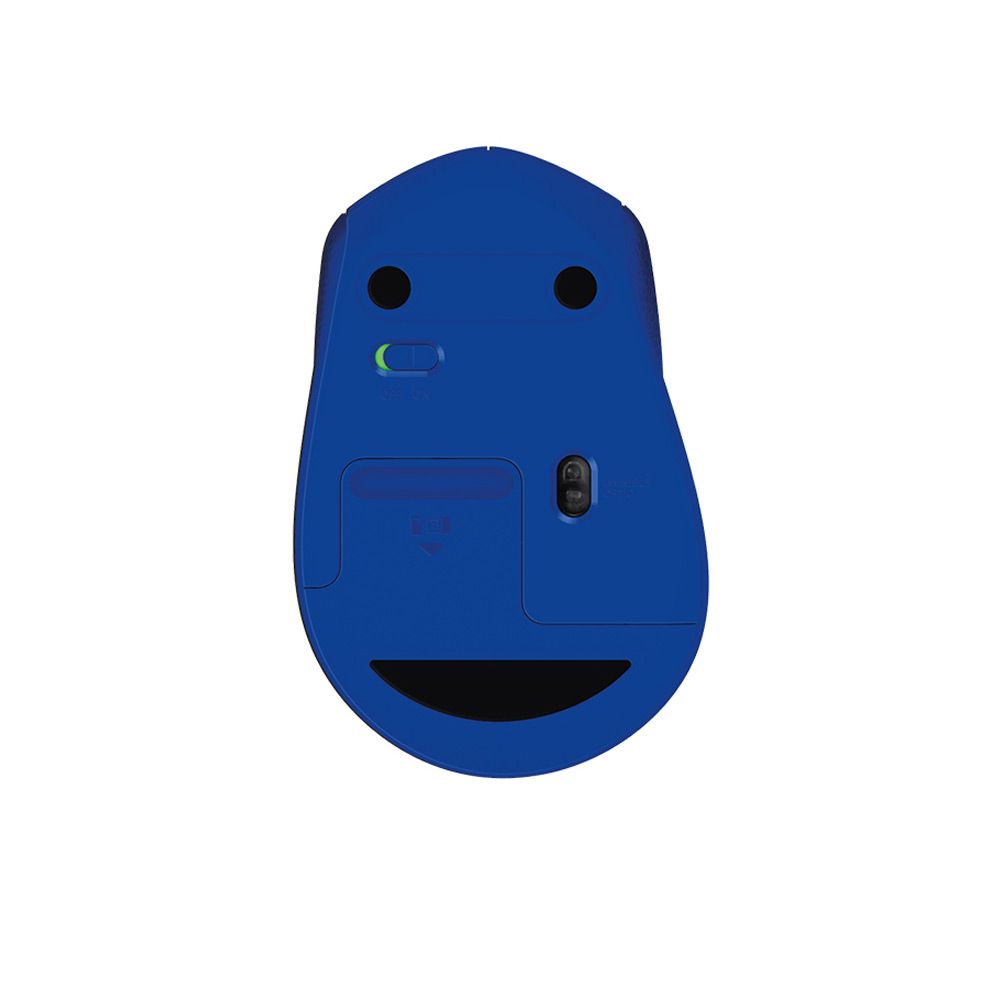 Chuột máy tính Logitech M331 Silent Plus Wireless (Blue)
