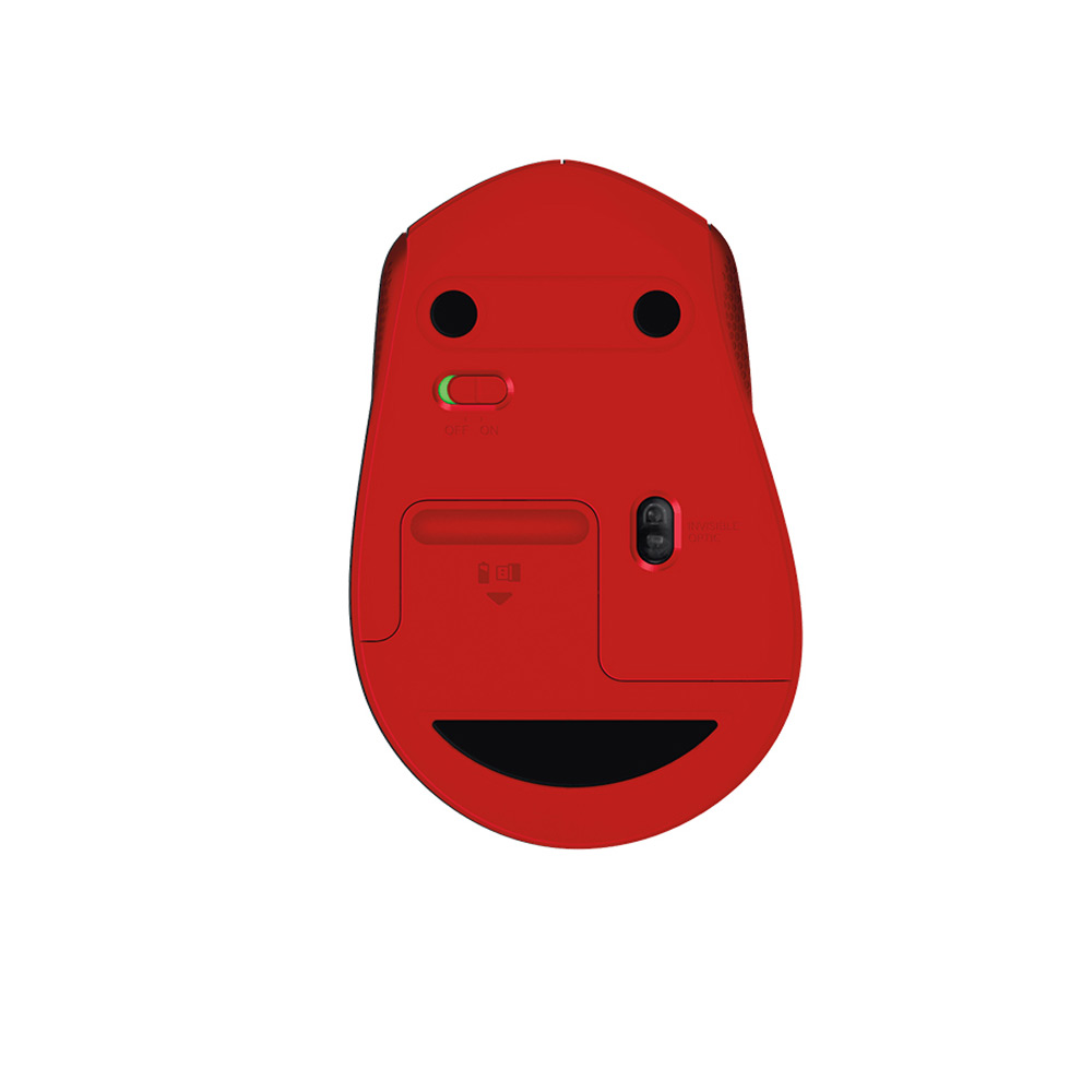 Chuột máy tính Logitech M331 Silent Plus Wireless (Red)