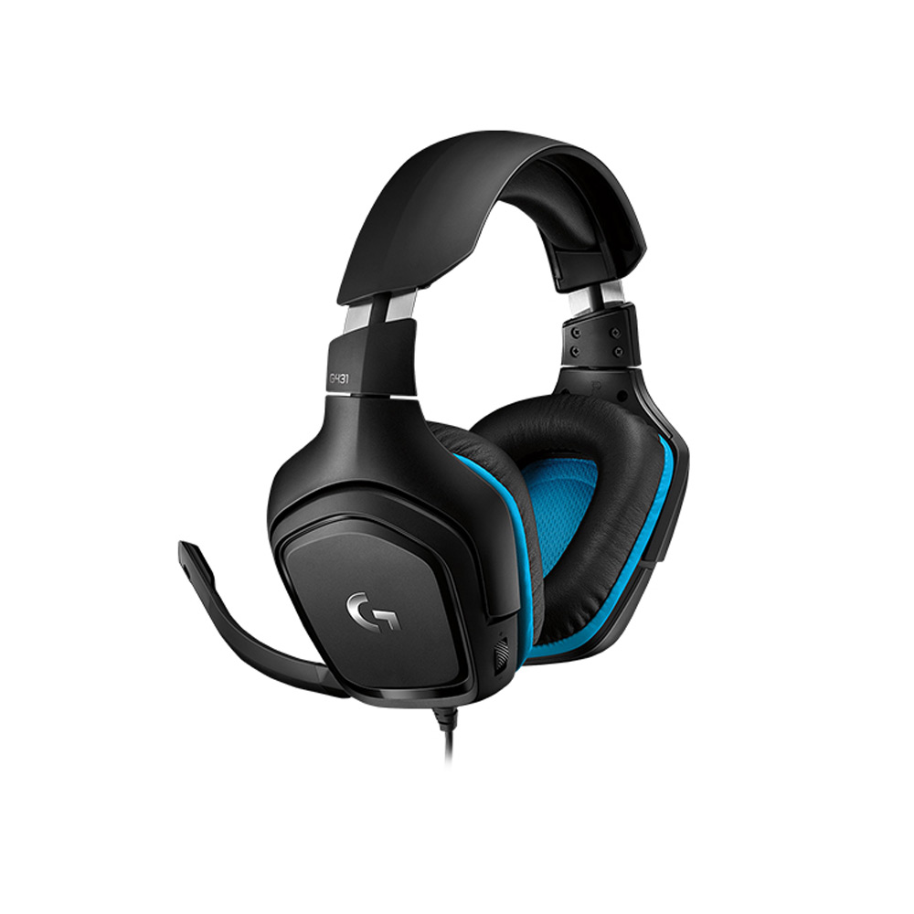 Tai nghe Logitech G431 Surround Sound Gaming 7.1 (Black)