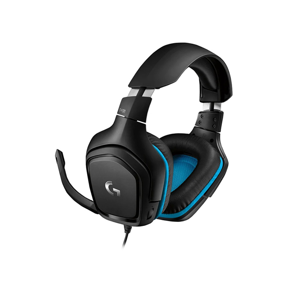 Tai nghe Logitech G431 Surround Sound Gaming 7.1 (Black)