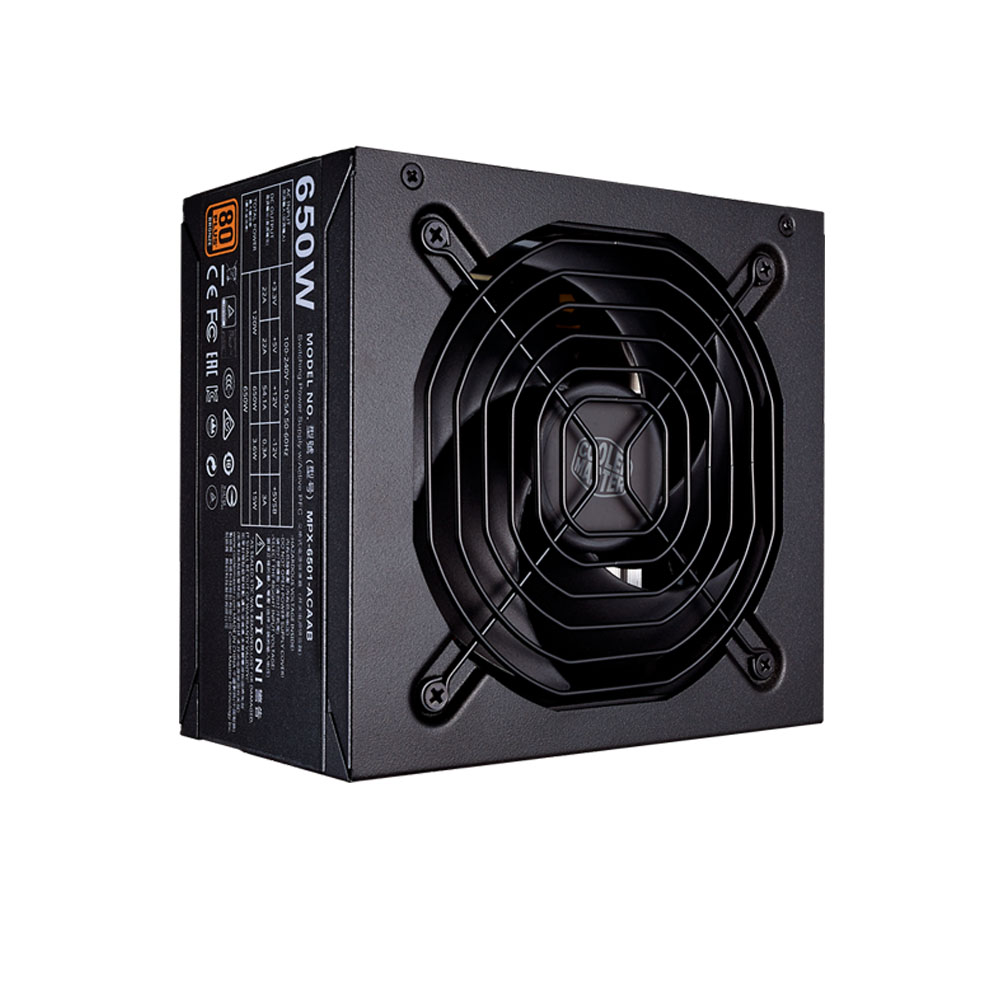 Nguồn máy tính Cooler Master MWE BRONZE 650 80 Plus Bronze