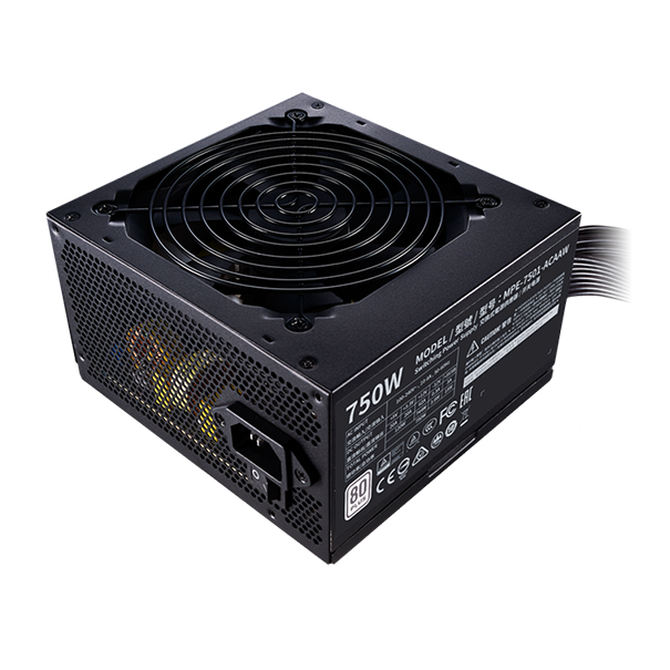 Nguồn máy tính Cooler Master MWE 750 WHITE 230V – V2 80 Plus White