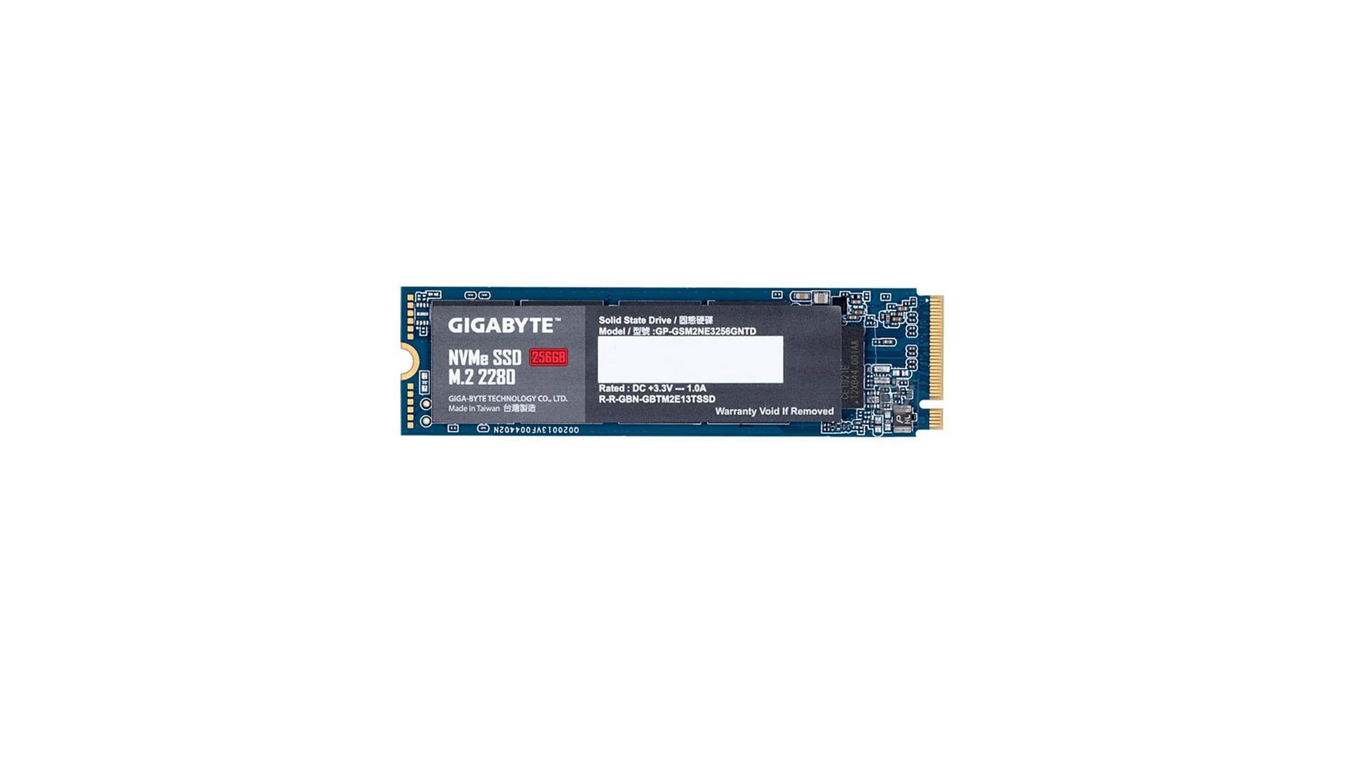Ổ Cứng SSD Gigabyte 256GB GP-GSM2NE3256GNTD (M.2 NVMe 3.0x4 | 1700MB/s | 1100MB/s)