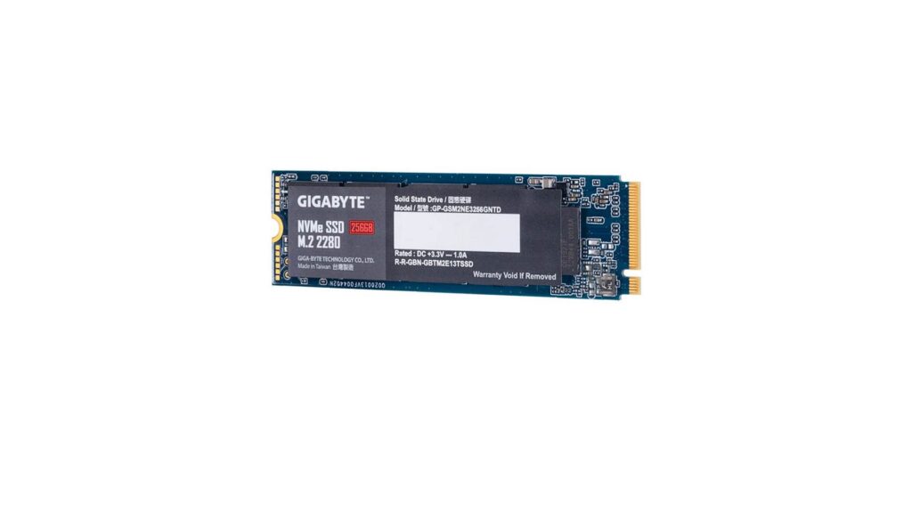 Ổ Cứng SSD Gigabyte 256GB GP-GSM2NE3256GNTD (M.2 NVMe 3.0x4 | 1700MB/s | 1100MB/s)