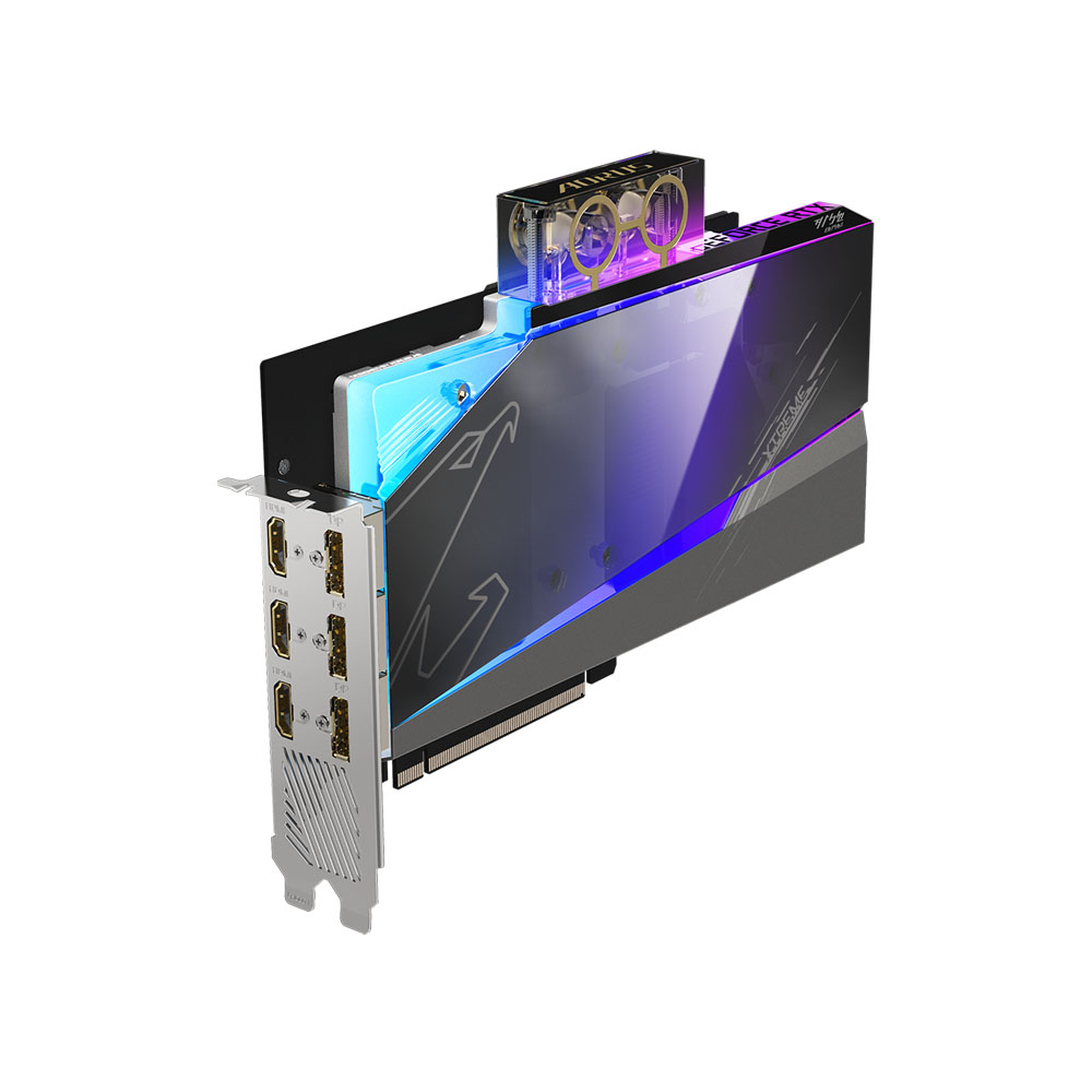Card màn hình Gigabyte Aorus GeForce RTX 3080 XTREME WATERFORCE WB 10G