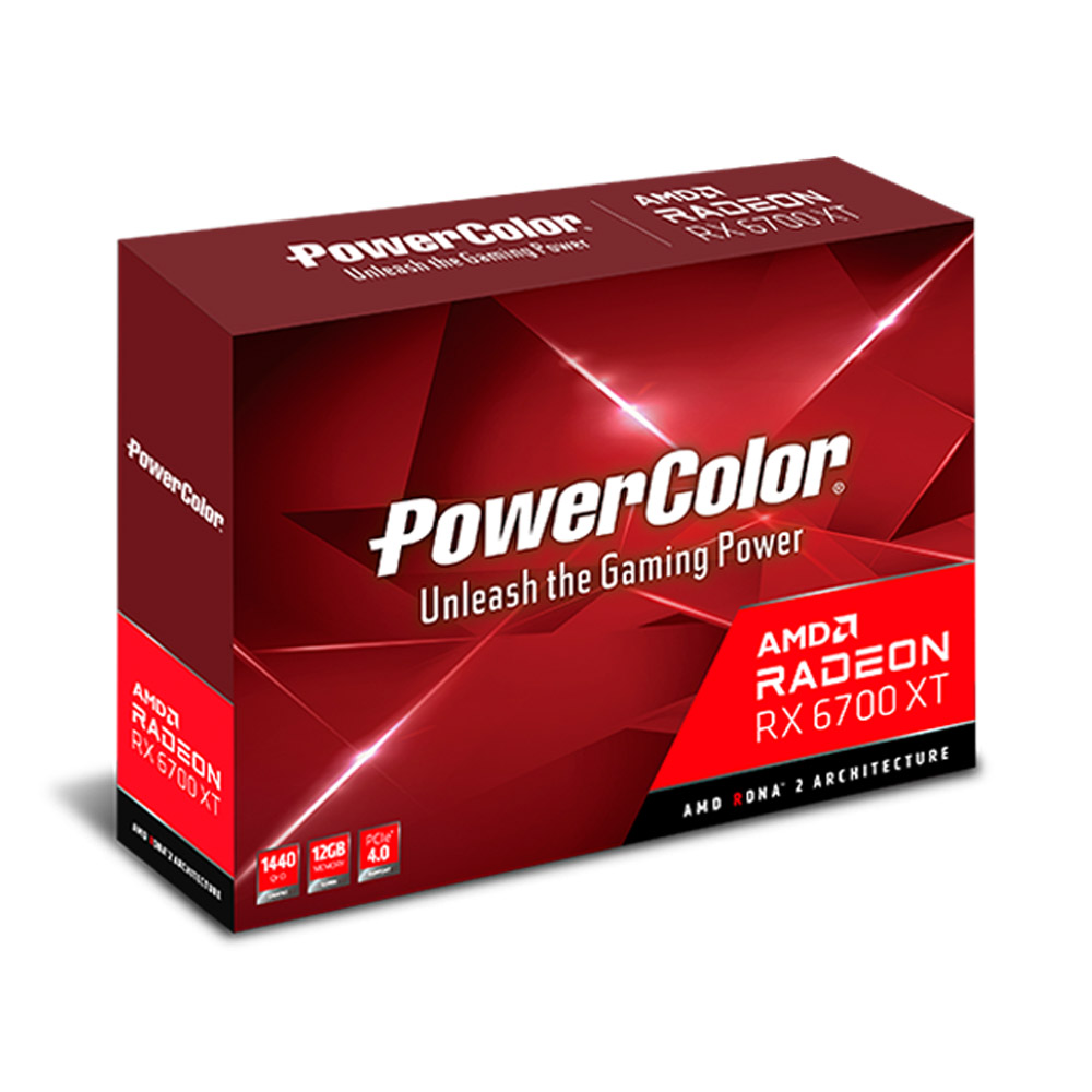 Card màn hình PowerColor Radeon RX 6700 XT 12GBD6-M3DH