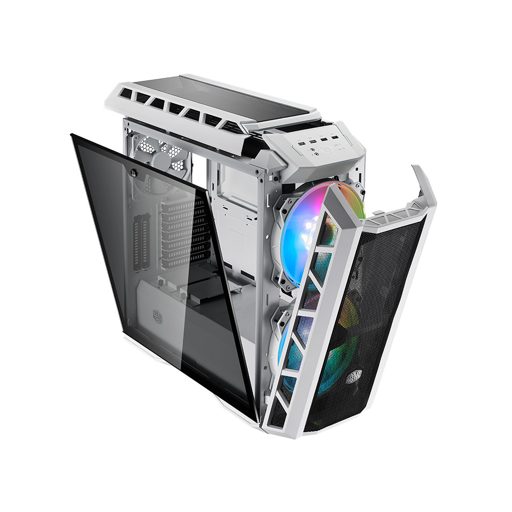 Vỏ Case Cooler Master MasterCase H500P Mesh White ARGB