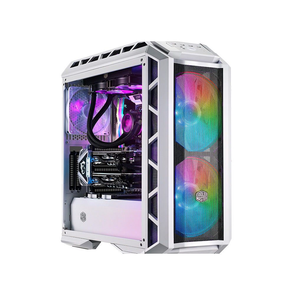 Vỏ Case Cooler Master MasterCase H500P Mesh White ARGB