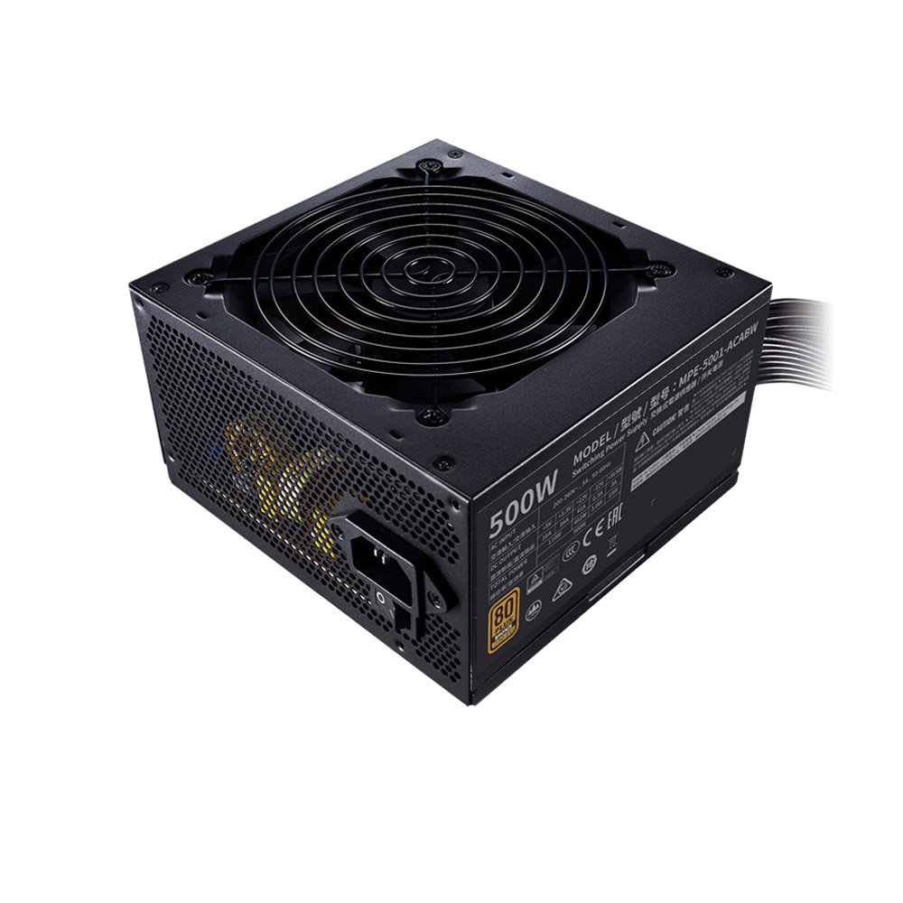 Nguồn máy tính Cooler Master MWE 500 BRONZE – V2 230V 80 Plus Bronze
