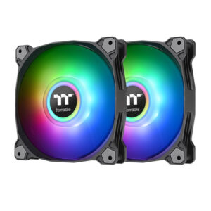 Quạt tản nhiệt Case Thermaltake Pure Duo 12 ARGB Sync Radiator Fan (2-Fan Pack) – Black