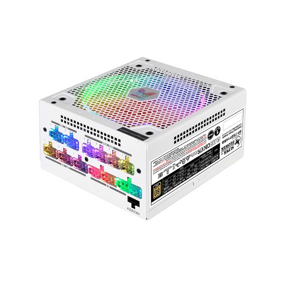 Nguồn máy tính Super Flower Leadex III Gold ARGB 750W 80 Plus Gold (White)