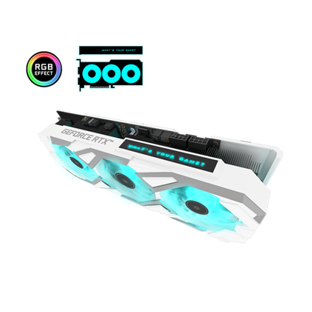Card màn hình Galax GeForce RTX 3080 EX Gamer White 1-Click OC