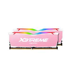 RAM Desktop OCPC X3TREME Aura RGB C16 16GB (8GBx2) DDR4 3200MHz Pink