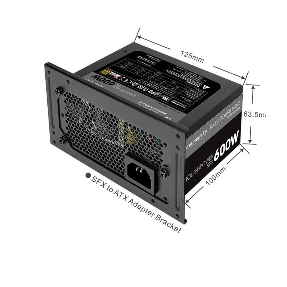 Nguồn máy tính Thermaltake Toughpower SFX 600W Gold PS-STP-0600FPCGXX-G 80 Plus Gold