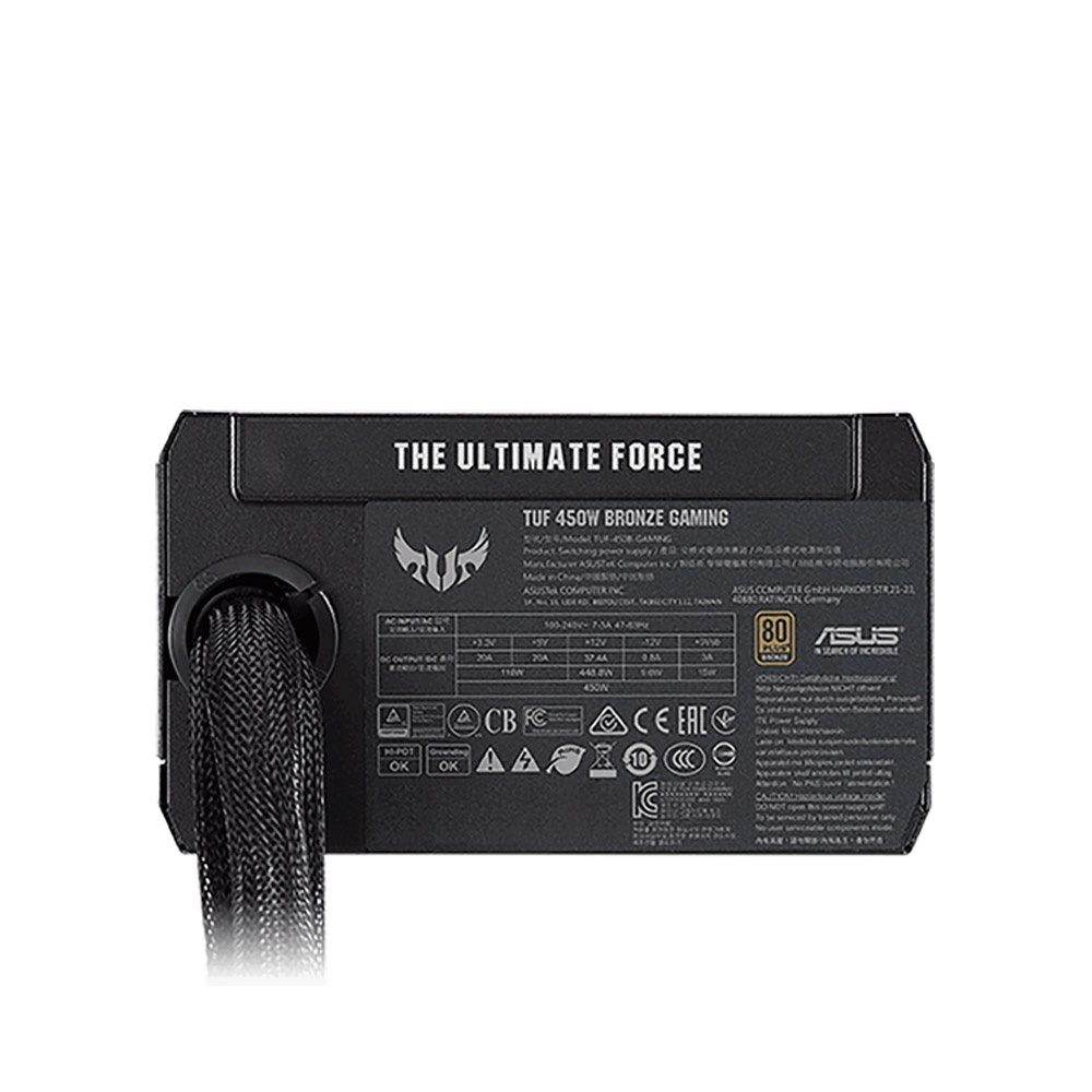 Nguồn máy tính Asus TUF-GAMING-450B 80 Plus Bronze