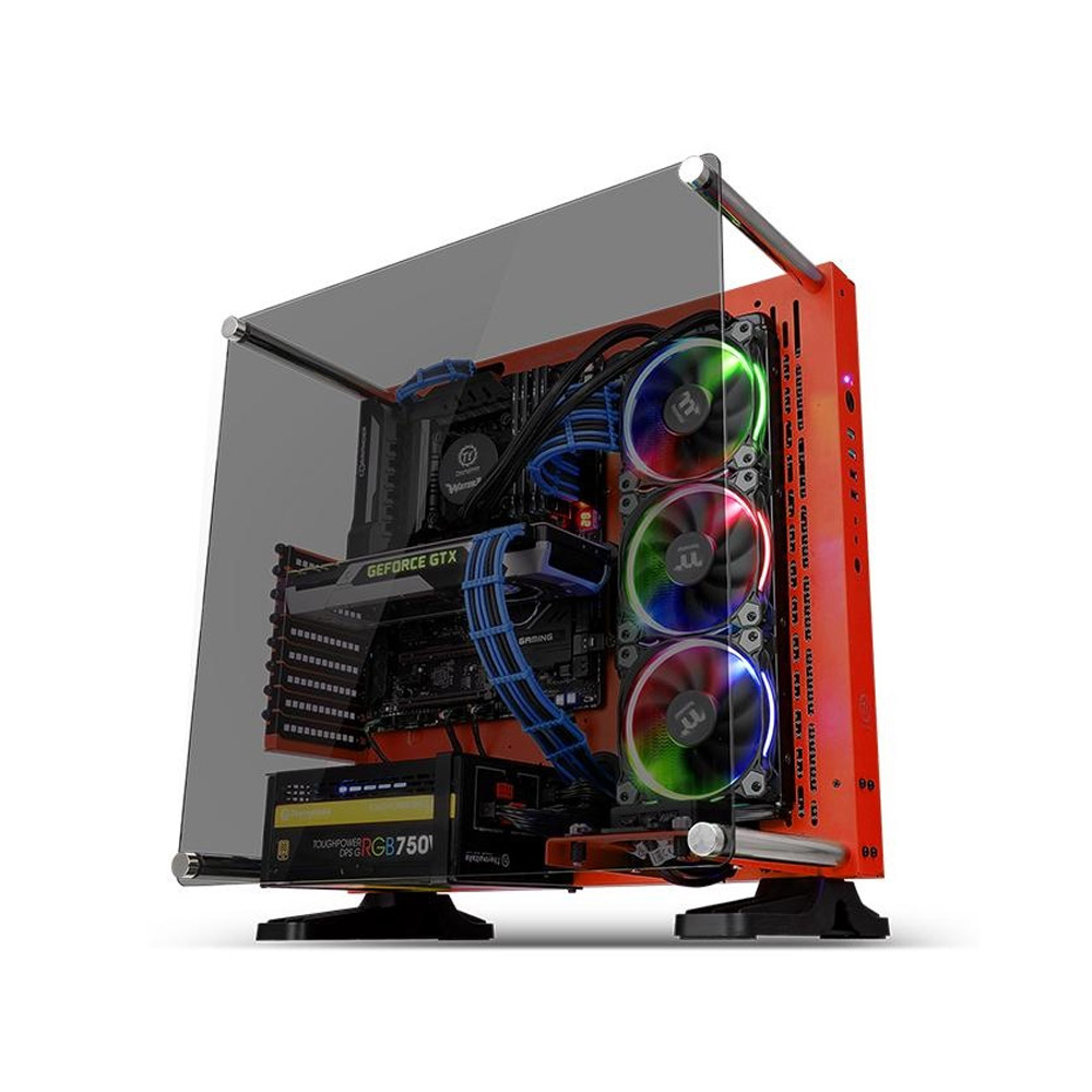 Vỏ case Thermaltake Core P3 Tempered Glass Red