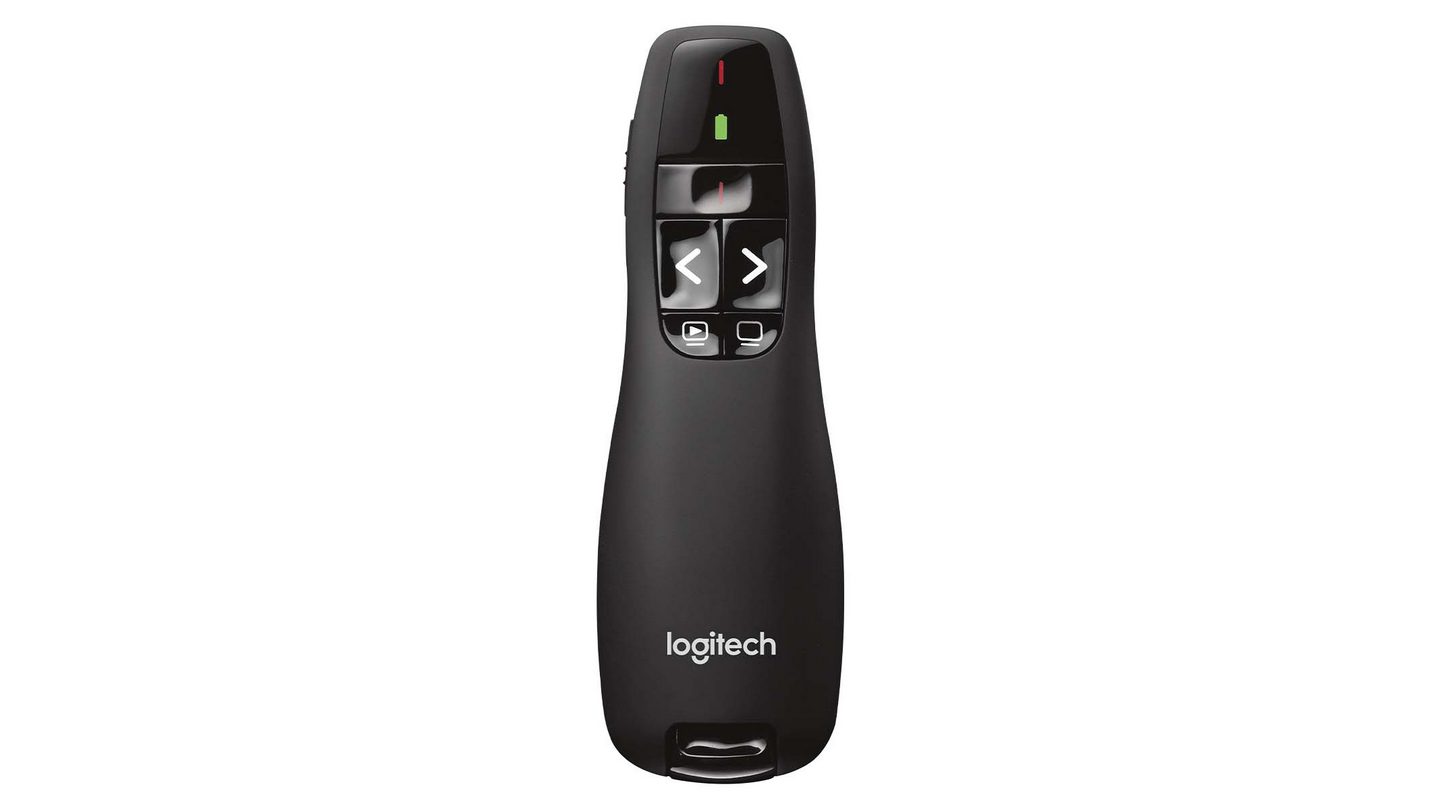 Bút trình chiếu Logitech Laser R400 Presentation Remote (Black)
