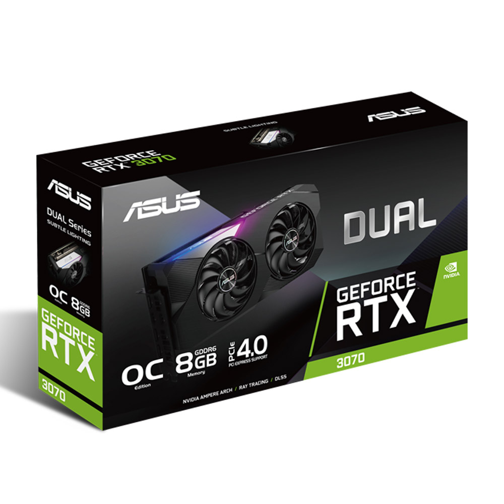 Card màn hình Asus Dual GeForce RTX 3070 OC (DUAL-RTX3070-O8G)